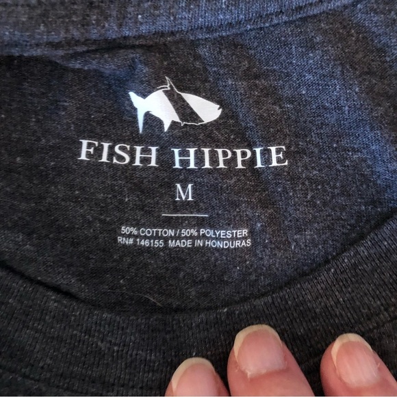Fish Hippie Rumfront Short-Sleeve Tee. Size Medium. - Picture 2 of 6